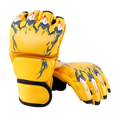 Kick MMA Boxing Gloves for Men Women PU Karate Muay Thai Guantes De Boxeo Free Fight MMA Sanda Training Adults Kids Equipment