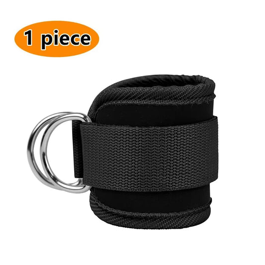Fitness Equipment Gym Ankle Strap Padded Double D-Ring Adjustable Ankle Weight Leg Training Brace Support Sport Safety Abductors