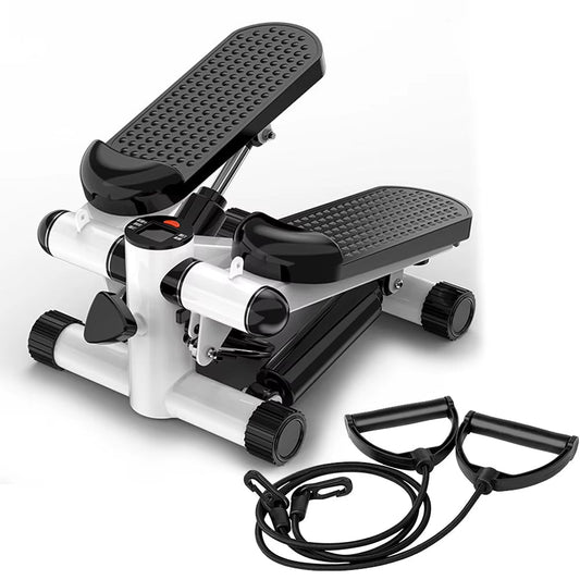 Mini Stepper Stair Stepper Max 120Kg Pedal Stepper LED Display Slimming Treadmill with Pull Rope for Slimming Exercise