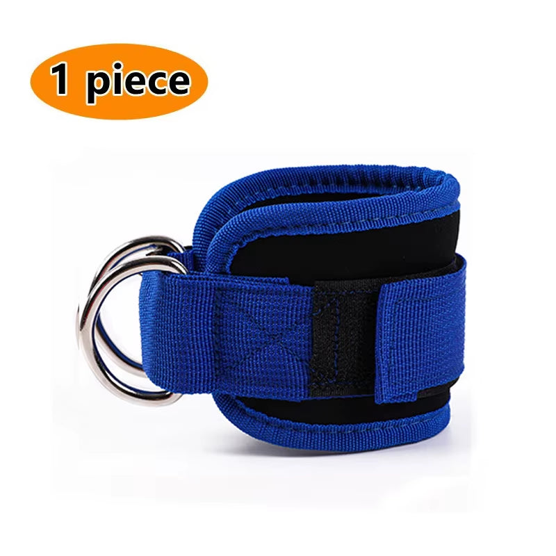 Fitness Equipment Gym Ankle Strap Padded Double D-Ring Adjustable Ankle Weight Leg Training Brace Support Sport Safety Abductors